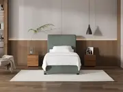 My Style Tapered Headboard & Drawer Base - King Single / Seaglass / Standard Base