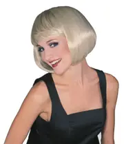 Supermodel Short Blonde Bob Hair Wig Hollywood Costume Party Accessory Adult