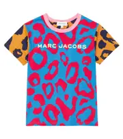 [Marc Jacobs Kids] Marc Jacobs Kids Leopard-print cotton T-shirt Y 2 blue