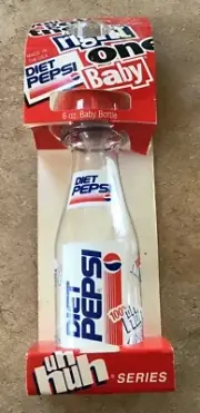 Vintage Diet Pepsi bottle Baby Bottle 6 Oz Antique Original New In Box