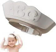Kids Shower Cap,Double Layer Visor Hat | Adjustable Waterproof Cap for Shampooing, Hair Washing, Eye and Ear Protection