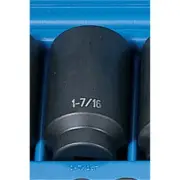Grey Pneumatic Socket,1-7/16",1/2"D,6pt. D 2046D Grey Pneumatic 2046D 1-7/16