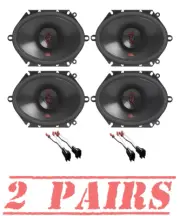 4)JBL Stage3 8627 2Way 6x8" (5x7") Speakers For Ford F-150 1999 - 2014 (F150)