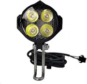 Light with Horn Ebike Headlight with Horn Switch for Cycling Safety Black Light with
