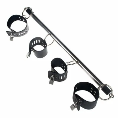 Bed Shackles Leg Spreader Bar Handcuffs Ankle Cuff Bondage Restraint Fetish BDSM