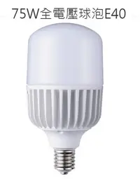 在飛比找Yahoo!奇摩拍賣優惠-(LS)舞光 LED 大瓦數燈泡 E40 75W 黃光/白光