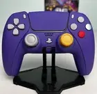 Retro GameCube Style - Soft Touch Purple - Custom Controller For PS5 Or PC