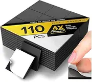 110 Pcs Square Magnets Magnetic Tape Strip - Magnet Sheets Magnets with Adhesive Backing Magnet on One Side Self Adhesive on The Other Side for Fridge Organisation,Art Project,Classroom