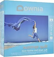 Downia Summer Quilt Duck Feather and Down Quilt, White, Super King