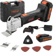 Oscillating Tool, Cordless Oscillating Multi-Tool with 20V 2Ah Lithium-Ion, 5000