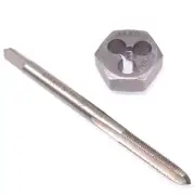 US Stock HSS M4 x 0.5mm Tap & 4 x 0.5mm Hexagon Die Metric Thread Right Hand Set