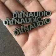4pcs Dynaudio Badge Emblem Logo Aluminun Car Speaker 30mm Aftermarket