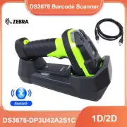 Zebra DS3678-DP3U42A2S1C 2D Handheld Wireless Barcode Scanner USB Kit w/ Cradle