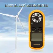 LCD Digital Anemometer Wind Speed Scale Gauge Meter Thermometer Tester Handheld