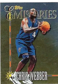 在飛比找Yahoo!奇摩拍賣優惠-NBA 球員卡 Chris Webber 1998-99 T