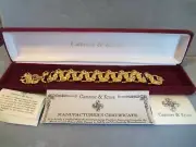 Camrose & Kross JBK Jacqueline Bouvier Kennedy Chunky Chain bracelet New in Box