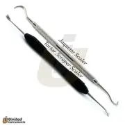 Dental Sickle Scaler Supragingival Calculus Remover Tartar Scraper Vets Scaling