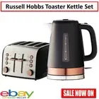 Russell Hobbs Cordless Electric Kettle & 4 Slice Toaster Elegant Kitchen Gift Se