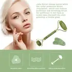 Face Jade Roller Gua Sha Scrapping Tool Ultimate Skin Care Anti-Aging Wrinkle AU