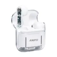 在飛比找蝦皮商城優惠-RASTO RS52 透視款 真無線 藍牙耳機 藍牙5.3 