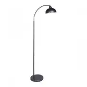 Sarantino Dark Grey Floor Lamp Industrial Chic Adjustable Angle