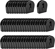 Generic 50pcs Raded Nordlocks Cord Fastener with Pulley Gear Heavy Duty Strap Settings Shoe Lace Lock for Hat Paracord, Medium