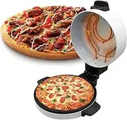 Electric 12-Inch Pizza Oven for Home - Make Delicious Pizzas in 6 Minutes This Oven is Portable with a Non-Stick Heating Plate, Suitable for Various Foods Like Nachos and omelettes