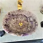 Amethyst Stone Wash Basin Sink, Bathroom Accessories Vanity Sink Decor