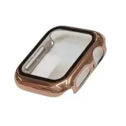 For Apple Watch iWatch Series 8 41mm Rose Gold Screen Protector Case Full Cover