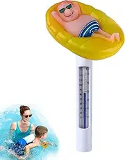Solar Pool Therrmometer - Accurate Water Temperature Thermometer | Floating Pool Thermometer for Easy Use | Water Temperature Gauge for Precise Poool Monitoring and Enjoyable Swimming