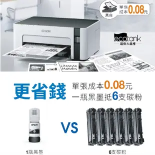 EPSON M1120 黑白高速WIFI連續供墨印表機