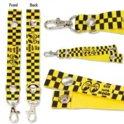 Mooneyes key ring strap yellow hot rod dragster chevrolet mopar ford