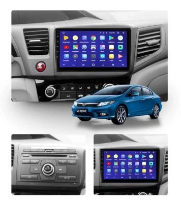 10.2" Android 10.0 Honda Civic 9 FB FK FD 2011-2015 w CAM In Dash