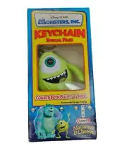 Monsters Inc Vintage Disney Pixar Kraft Macaroni and Cheese Mike Keychain New