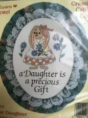 Crewel Embroidery Learn-a-Craft Kit DEAR DAUGHTER #71019