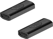Duttek 240W USB C Female to Female Adapter, 40Gbps Coupler With 8K@60Hz Video Display, Compatible for Switch, Tablet, iPad, MacBook, Thunderbolt 4/3 (2Pack)