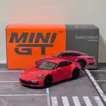 1/64 MINI GT 371 PORSCHE 911(992) CARRERA 4S LAVA ORANGE