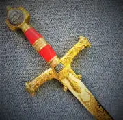 NEW! 46" King Solomon Sword & Plaque