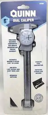 Quinn Dial Caliper 6" Stainless Steel w/ Protective Case New Sealed