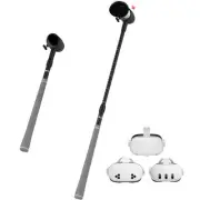 VR Golf Club Attachment for Meta Quest 3/3S/2 Controller, Adjustable Length N...