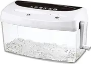 Hand Paper Shredder A4, File CD Credit Card Cutting Machin, Mini Portable 3-in-1 Household Manual Shredder Document e Tool for Home Office School Use