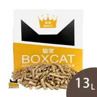 在飛比找PChome24h購物優惠-【國際貓家】BOXCAT黃標-松木木屑砂13L(6.5kg)