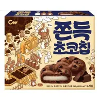 在飛比找蝦皮購物優惠-韓國 CW 香濃 巧克力 Q彈 麻糬餅 麻糬派 巧克力豆 1