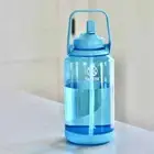Daily Water Bottle 64-oz Times to Drink and Motivation Marks BPA-Free Takeya