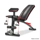 PowerTrain Adjustable Incline Decline Flat Home Gym Abs Bench Press Equipment
