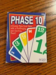 Vintage 1998 Phase 10 Card Game Fundex Games ~ 100% Complete/Cards (New/Sealed)