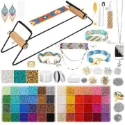 Value Bead Loom Kit, 27688 PCS Beading Supplies with 48 Color 3 mm Seed