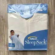 HALO Sleep Sack Swaddle MicroFleece Blanket Small 6 Months Back Is Best (taped)