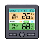Indoor Digital Thermometer Hygrometer and Alarm Clock