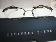 GEOFFREY BEENE EYEGLASS FRAMES Style POLISHED in BURGUNDY 51-18-138 W/ Case